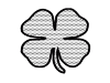 Tactile Four Leaf Clover- small fill dots- for Swell Machine